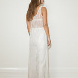 Scoop Neck Maxi - Optic White