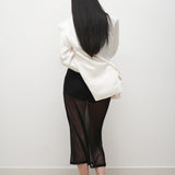 Mesh Skirt - Black