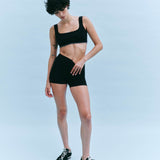 Classic Wool Bralet - Black