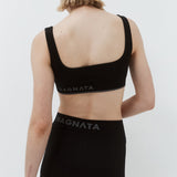 Classic Wool Bralet - Black