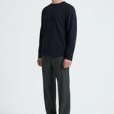 Barkley L/S Tee - Darkest Navy