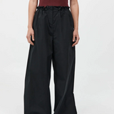 Petit Paperbag Waist Pants - Black