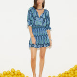 Onda Shirred Mini Skirt