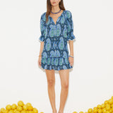 Onda Shirred Mini Skirt