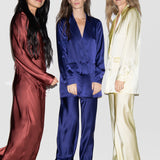 Bias Cut Pants - Purple Rain
