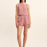 Rio Top - Red Gingham