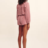 Aurelia Short - Red Gingham