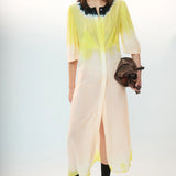 Silk Shirt Dress - Keffir/Sand