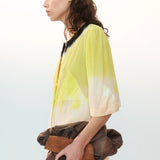 Silk Shirt Dress - Keffir/Sand