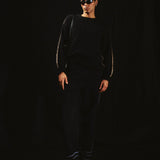 Organic Motley Track Pant - Black