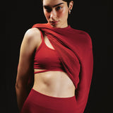 Classic Wool Legging - Crimson
