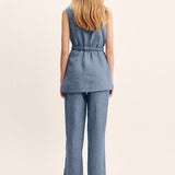 Thea Tunic - Steel Blue