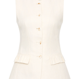 Matilda Gilet - Cream