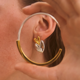 Dallas Cuff - Gold/Silver