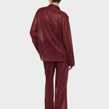 Lumiere Sleeves Shirt - Burgundy
