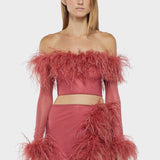 Lame Plumage Top - Terre Rogue