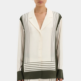 Leilana Shirt - Garden Stripe