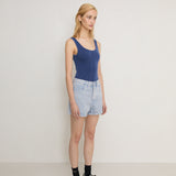 Vegetable Dye Bermuda Short - Mist