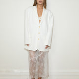 Boyfriend Blazer - White