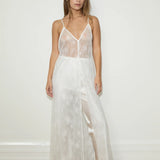 Lace Longline Cami - Optic White