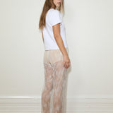 Lace Pant - Optic White