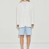 Longline Cotton Short - Powder Blue