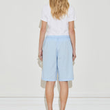 Longline Cotton Short - Powder Blue