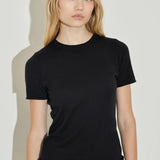 Silk Lace Mini Skirt - Black