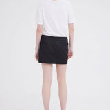 Pippa Cotton Mini Skirt - Black