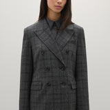 Blanche Blazer - Black Check