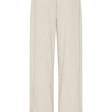 Relaxed Crushed Pant - Petite Pinstripe
