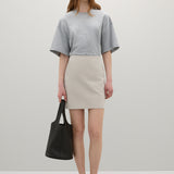 Mika Tee - Grey Melange