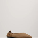 Brie Flat - Cognac Suede