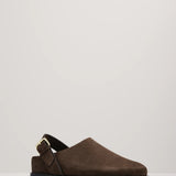 Louis Clog - Walnut Suede