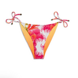 Yin 02 Illustrated Reversible Bikini Bottom - Pink