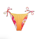 Yin 02 Illustrated Reversible Bikini Bottom - Pink
