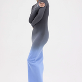 Nightfall Ribbed Long Sleeve Dress