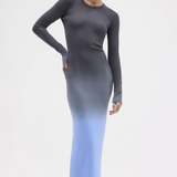 Nightfall Ribbed Long Sleeve Dress