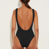 Square Neck Swim - Black