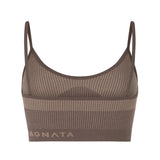 Ryo Wool Rib Crop - Mocha