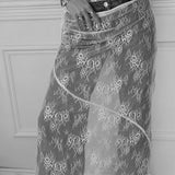Lace Skirt - Optic White
