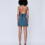 Catherine Denim Dress - Washed Mid Blue