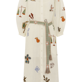 Mina Embroidered Shirtdress