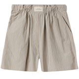 Cotton Silk Boxers - Slate Stripe