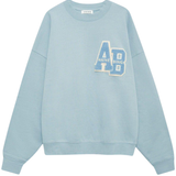 Miles Oversized Sweatshirt Letterman - Pastel Blue