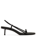 Petit Belt Sling Back Heel - Black