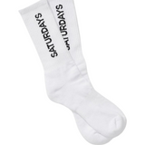 Logo Sock - White