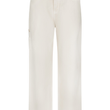 Vegetable Dye Utility Denims - Bone White
