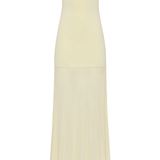 Elia Off Shoulder Twist Dress - Lemon Sorbet