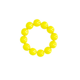 Big Perlen Bracelet - Neon Yellow